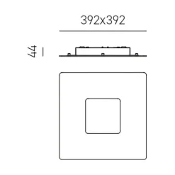 Applique Da Parete-Gea Luce bilde applique da parete led 25w 3000k colore oro