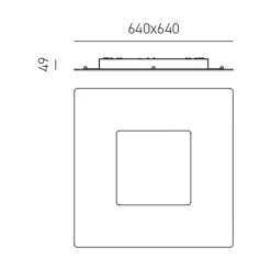 Plafoniere Moderne-Gea Luce bilde plafoniera moderna bianca led 56w 3000k per soggiorno