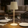 Lampade Da Tavolino Esterno-Gea Luce brillia lampada da tavolo led 3w 3000k ip54 portatile beige