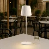 Lampade Da Tavolino Esterno-Gea Luce brillia lampada da tavolo led 3w 3000k ip54 bianca moderna