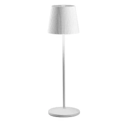 Lampade Da Tavolino Esterno-Gea Luce brillia lampada da tavolo led 3w 3000k ip54 bianca moderna