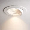 Faretti Da Incasso-Gea Luce chandra faretto da incasso led 20w 3000k orientabile bianco