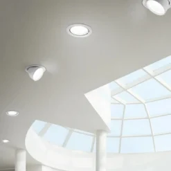 Faretti Da Incasso-Gea Luce chandra faretto incasso 20w 4000k orientabile bianco