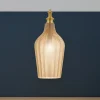 Lampade A Sospensione-Gea Luce cleofe lampada a sospensione vetro decorato