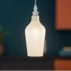 Lampade A Sospensione-Gea Luce cleofe lampada a sospensione vetro bianco opale
