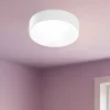 Plafoniere Moderne-Gea Luce cloe plafoniera bianca led 16w 4000k moderna tonda