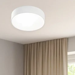 Plafoniere Moderne-Gea Luce cloe plafoniera moderna led 16w 3000k rotonda bianca