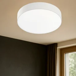 Plafoniere Moderne-Gea Luce cloe plafoniera moderna led 30w 4000k circolare