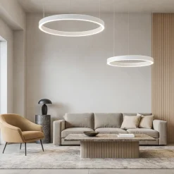 Lampadari Moderni-Gea Luce criseide lampadario moderno led 75w 3000k due luci