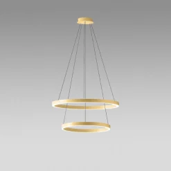 Lampadari Moderni-Gea Luce criseide lampadario moderno led 60w 3000k oro