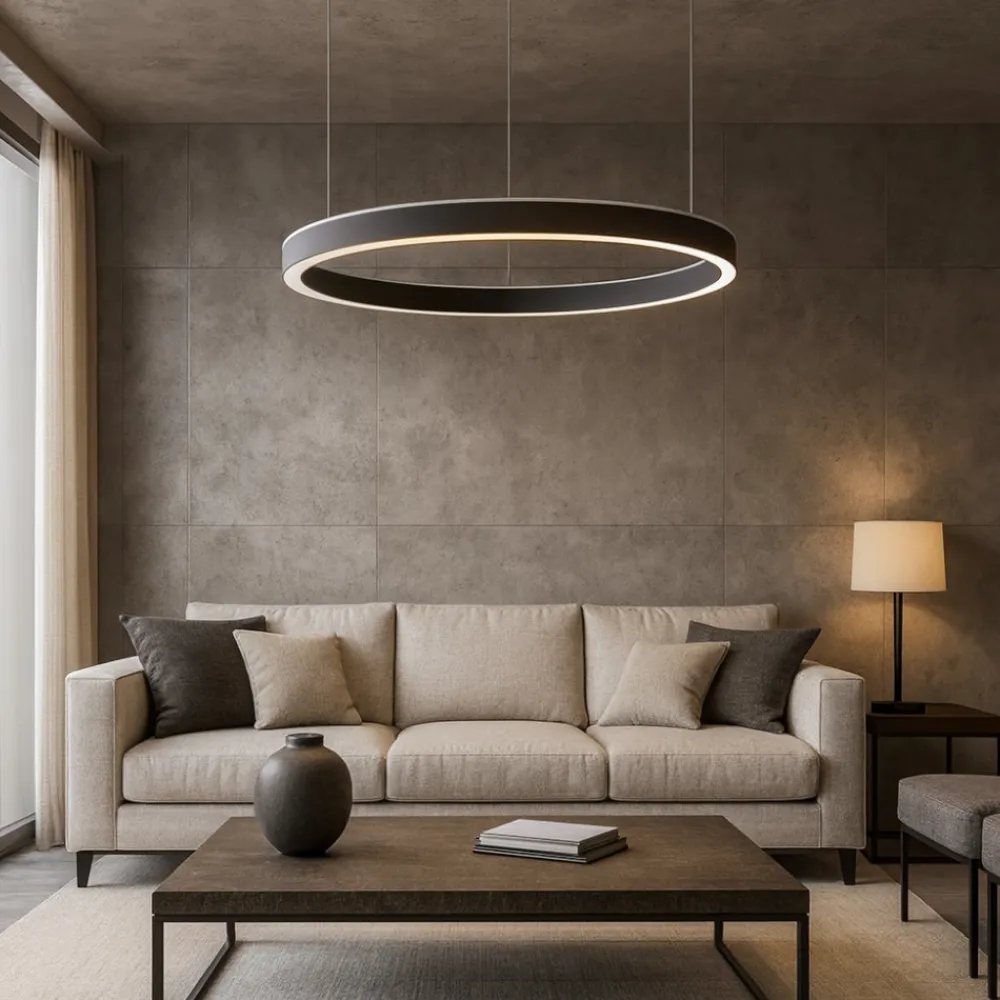 Lampadari Moderni-Gea Luce criseide lampadario moderno led 100w 3000k per salotto