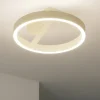 Plafoniere Moderne-Gea Luce criseide plafoniera tonda led 40w 3000k verde salvia moderna