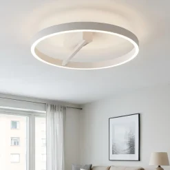 Plafoniere Moderne-Gea Luce criseide plafoniera led 3000k bianca per salotto