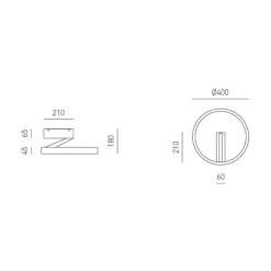 Plafoniere Moderne-Gea Luce criseide pp plafoniera camera da letto led 3000k bianca