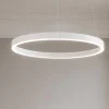 Lampadari Moderni-Gea Luce criseide s-p bianco led 60w 3000k lampadario moderno