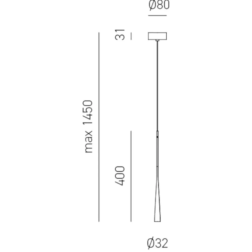 Lampade A Sospensione-Gea Luce dafne sp lampada a sospensione bianca led 7w 3000k