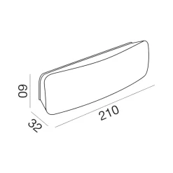 Segnapasso Led-Gea Luce dagr segnapasso da esterno 7w 4000k antracite
