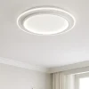 Plafoniere Moderne-Gea Luce dharma plafoniera moderna led 40w 3000k bianca doppio cerchio