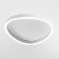 Plafoniere Moderne-Gea Luce ecaris plafoniera bianca per cucina moderna led cct