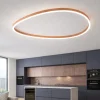 Plafoniere Moderne-Gea Luce ecaris plafoniera design 80cm pesca led 3000k 4000k moderna