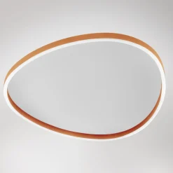 Plafoniere Moderne-Gea Luce ecaris plafoniera moderna arancio bruciato led 3000k 4000k