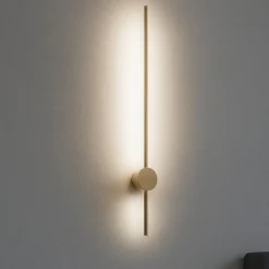 Applique Da Parete-Gea Luce enila applique da parete led 2ow 3000k colore oro