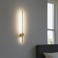 Applique Da Parete-Gea Luce enila applique da parete led 2ow 3000k colore oro