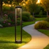 Lampioni Da Giardino-Gea Luce eurus lampione da giardino led 3000k antracite ip65 h80 cm