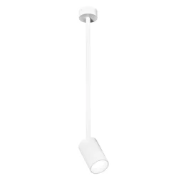 Faretti Da Soffitto-Gea Luce faretto con asta da soffitto bianco orientabile