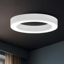 Plafoniere Moderne-Gea Luce flor plafoniera moderna led 50w 3000k circolare minimal