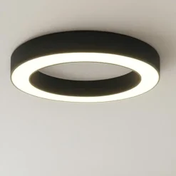 Plafoniere Moderne-Gea Luce flor plafoniera moderna led 50w 3000k ad anello