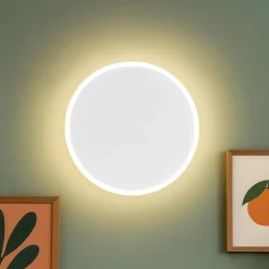 Applique Da Parete-Gea Luce fortuna applique da parete led 28w 3000k bianca moderna