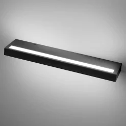 Applique Da Parete-Gea Luce gap applique da parete led 44w 3000k nero minimal