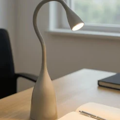 Lampade Da Tavolo-Gea Luce gls lampada da tavolo led 3000k orientabile e dimmerabile