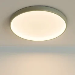 Plafoniere Moderne-Gea Luce krizia plafoniera 80 cm verde salvia led 3000k 4000k