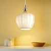 Lampade A Sospensione-Gea Luce lampada a sospensione cleofe in vetro lavorato