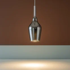 Lampade A Sospensione-Gea Luce lampada a sospensione ofelia colore cromo