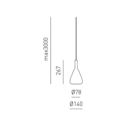 Lampade A Sospensione-Gea Luce lampada a sospensione per cucina colore verde