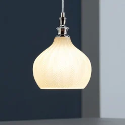 Lampade A Sospensione-Gea Luce lampada a sospensione per isola paralume in vetro