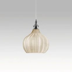 Lampade A Sospensione-Gea Luce lampada a sospensione per isola paralume in vetro