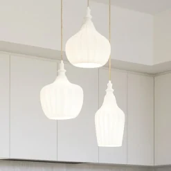 Lampadari Cucina-Gea Luce lampadario cucina cleofe bianco 3 luci