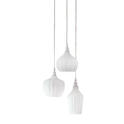 Lampadari Cucina-Gea Luce lampadario cucina cleofe bianco 3 luci