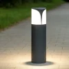Lampioni Da Giardino-Gea Luce lampioncino da giardino ip44 antracite h30 cm