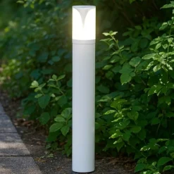 Lampioni Da Giardino-Gea Luce lampioncino da giardino ip44 bianco h50 cm