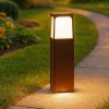 Lampioni Da Giardino-Gea Luce lampione basso da giardino ip44 marrone h30 cm