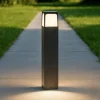 Lampioni Da Giardino-Gea Luce lampione da giardino ip44 antracite h50 cm