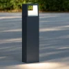 Lampioni Da Giardino-Gea Luce lampione da giardino led 9w antracite ip54 h50 cm