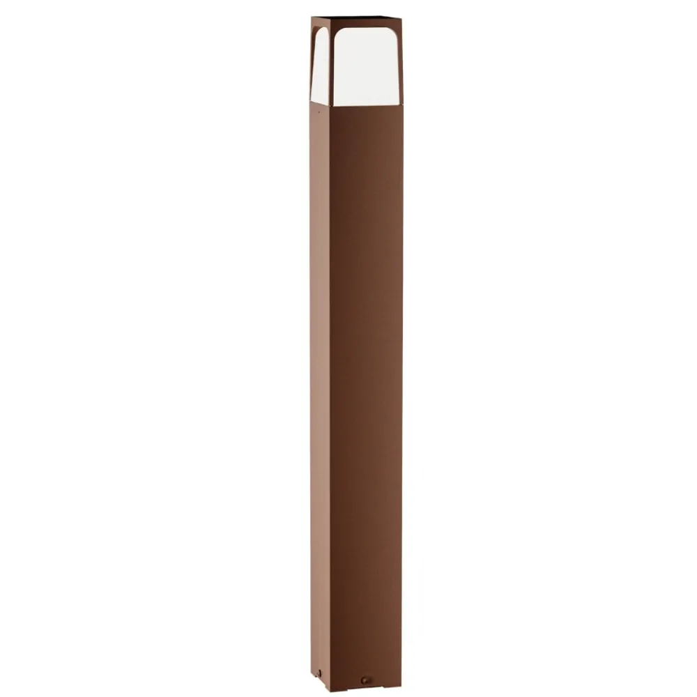Lampioni Da Giardino-Gea Luce lampione da giardino ip44 marrone h80 cm