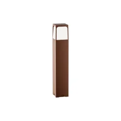 Lampioni Da Giardino-Gea Luce lampione da giardino ip44 marrone h50 cm