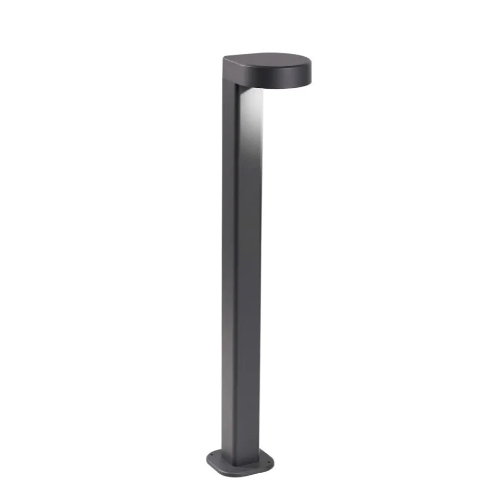 Lampioni Da Giardino-Gea Luce lampione da giardino led 13w 4000k antracite ip65 h80 cm